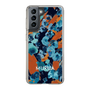 Slim Protection Case［ MURUA - Print - Blue × Orange ］