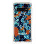 Slim Protection Case［ MURUA - Print - Blue × Orange ］