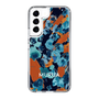 Slim Protection Case［ MURUA - Art print - Navy × Orange ］