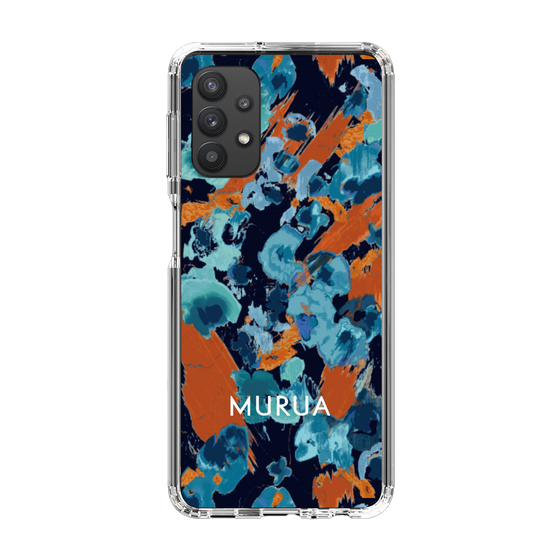 Slim Protection Case［ MURUA - Print - Blue × Orange ］