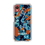 Slim Protection Case［ MURUA - Art print - Navy × Orange ］