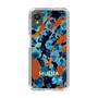 Slim Protection Case［ MURUA - Print - Blue × Orange ］
