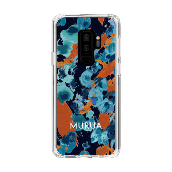 Slim Protection Case［ MURUA - Print - Blue × Orange ］