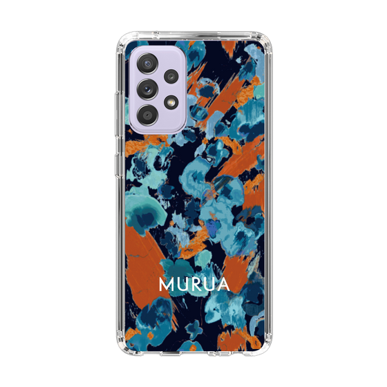 Slim Protection Case［ MURUA - Print - Blue × Orange ］
