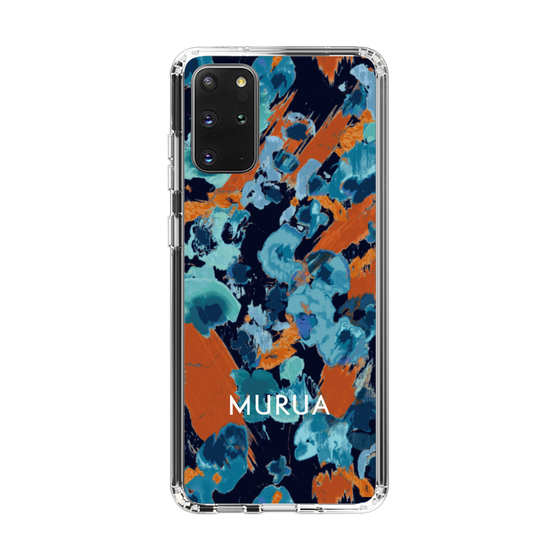 Slim Protection Case［ MURUA - Print - Blue × Orange ］