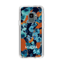 Slim Protection Case［ MURUA - Art print - Navy × Orange ］