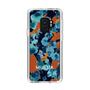 Slim Protection Case［ MURUA - Print - Blue × Orange ］