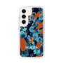 Slim Protection Case［ MURUA - Art print - Black × Orange ］
