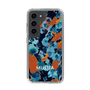 Slim Protection Case［ MURUA - Art print - Black × Orange ］