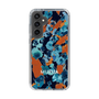 Slim Protection Case［ MURUA - Art print - Navy × Orange ］