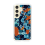 Slim Protection Case［ MURUA - Art print - Navy × Orange ］