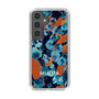 Slim Protection Case［ MURUA - Art print - Navy × Orange ］
