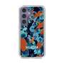 Slim Protection Case［ MURUA - Art print - Navy × Orange ］