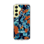 Slim Protection Case［ MURUA - Art print - Navy × Orange ］