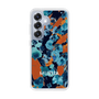 Slim Protection Case［ MURUA - Art print - Navy × Orange ］