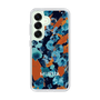 Slim Protection Case［ MURUA - Art print - Navy × Orange ］