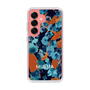 Slim Protection Case［ MURUA - Art print - Navy × Orange ］