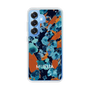 Slim Protection Case［ MURUA - Art print - Navy × Orange ］