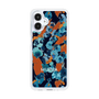 Slim Protection Case［ MURUA - Art print - Navy × Orange ］