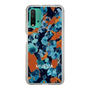 Slim Protection Case［ MURUA - Art print - Navy × Orange ］
