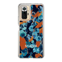 Slim Protection Case［ MURUA - Art print - Navy × Orange ］