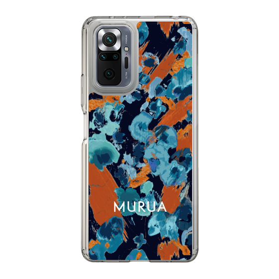 Slim Protection Case［ MURUA - Print - Blue × Orange ］