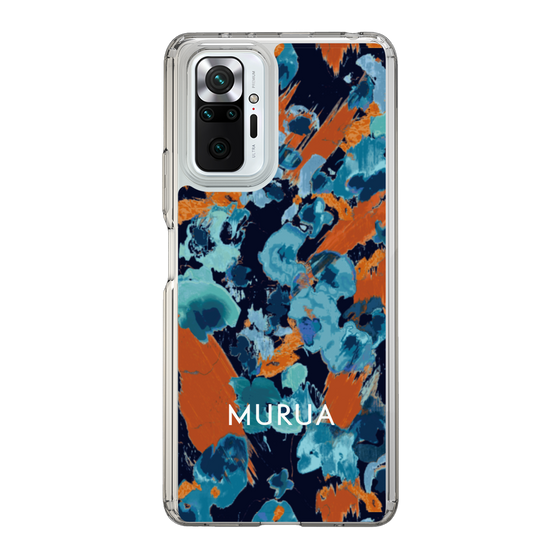 Slim Protection Case［ MURUA - Print - Blue × Orange ］