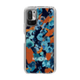 Slim Protection Case［ MURUA - Art print - Navy × Orange ］