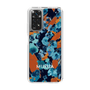 Slim Protection Case［ MURUA - Print - Blue × Orange ］