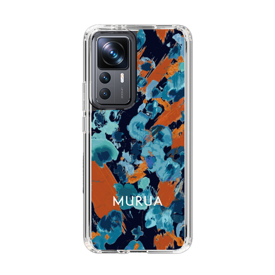 Slim Protection Case［ MURUA - Print - Blue × Orange ］