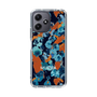Slim Protection Case［ MURUA - Art print - Navy × Orange ］