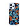 Slim Protection Case［ MURUA - Art print - Navy × Orange ］
