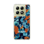 Slim Protection Case［ MURUA - Art print - Navy × Orange ］
