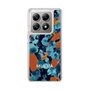 Slim Protection Case［ MURUA - Art print - Navy × Orange ］