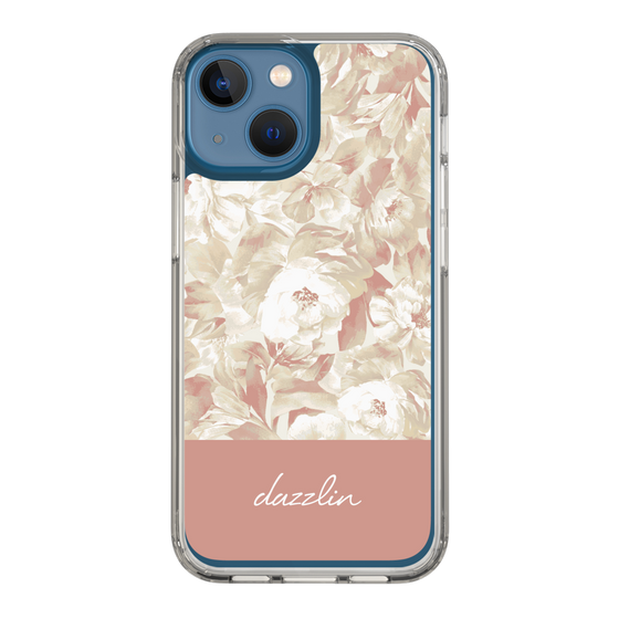 Slim Protection Case［ dazzlin - PaintFlower - Pink ］