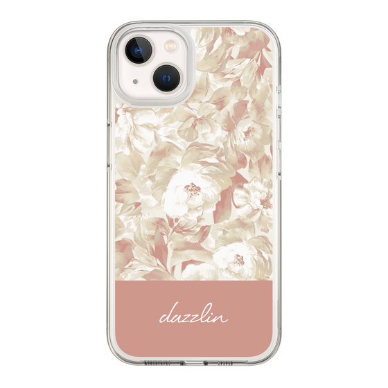Slim Protection Case［ dazzlin - PaintFlower - Pink ］