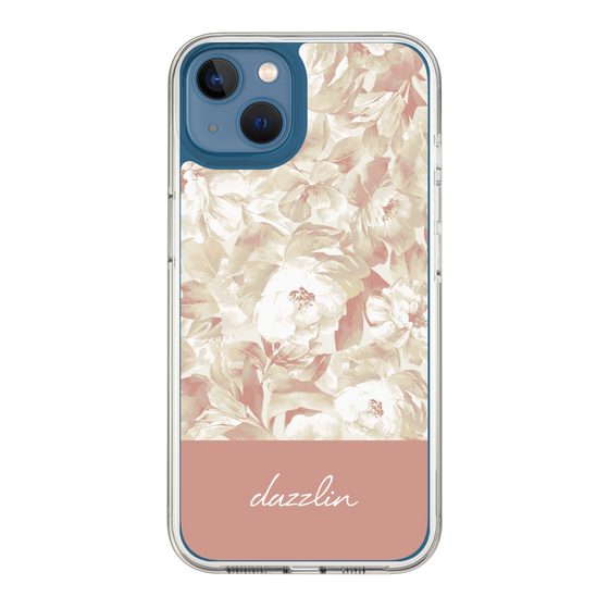 Slim Protection Case［ dazzlin - PaintFlower - Pink ］