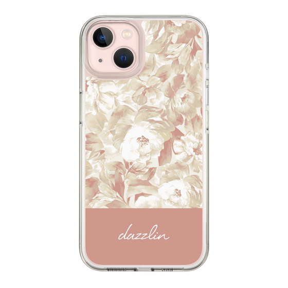 Slim Protection Case［ dazzlin - PaintFlower - Pink ］