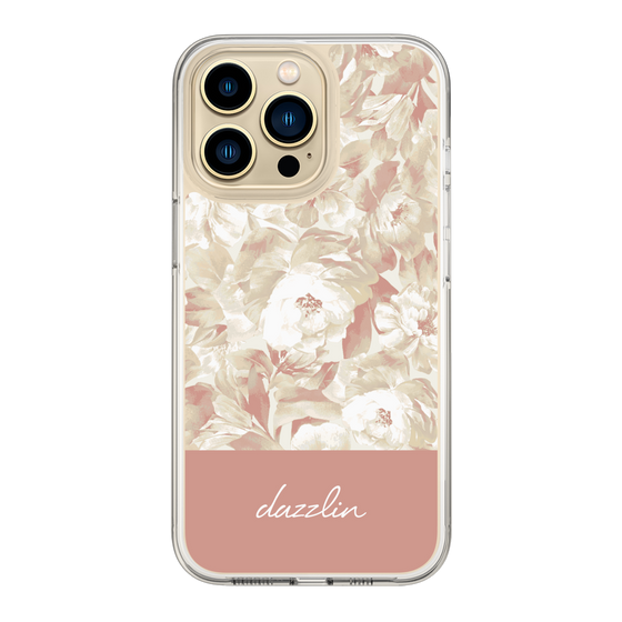 Slim Protection Case［ dazzlin - PaintFlower - Pink ］