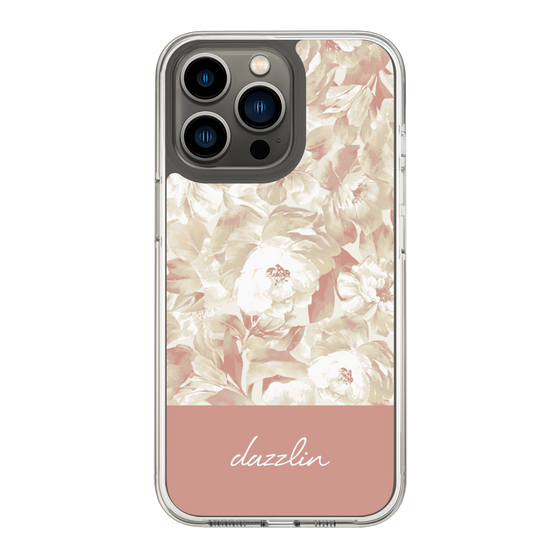 Slim Protection Case［ dazzlin - PaintFlower - Pink ］