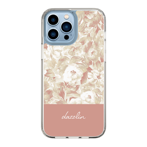 Slim Protection Case［ dazzlin - PaintFlower - Pink ］