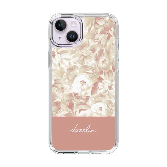 Slim Protection Case［ dazzlin - PaintFlower - Pink ］