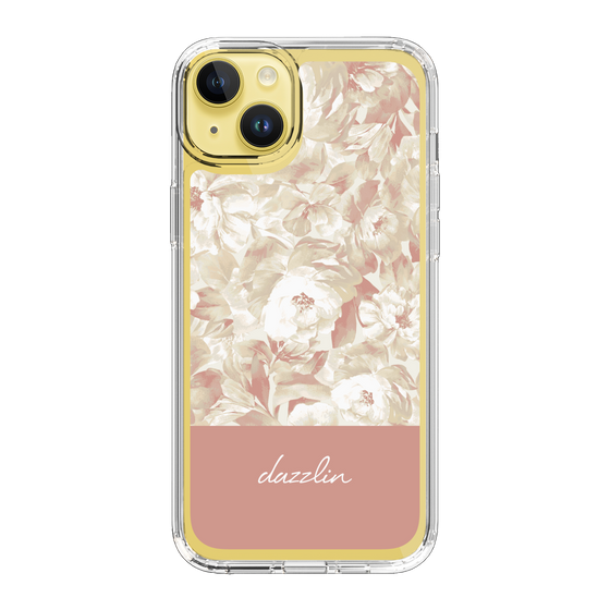 Slim Protection Case［ dazzlin - PaintFlower - Pink ］