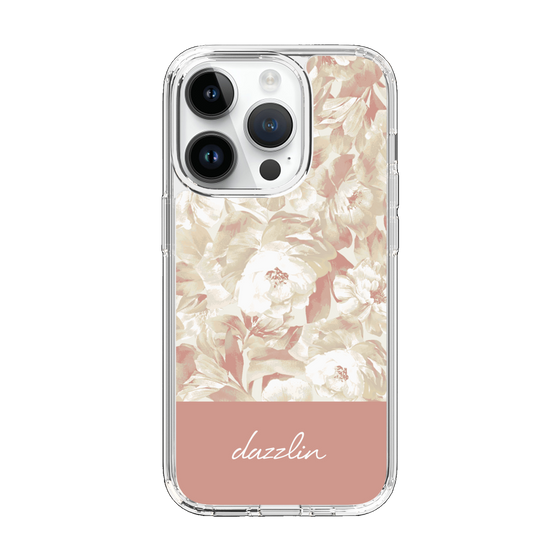 Slim Protection Case［ dazzlin - PaintFlower - Pink ］