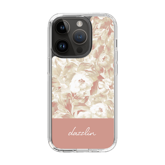 Slim Protection Case［ dazzlin - PaintFlower - Pink ］