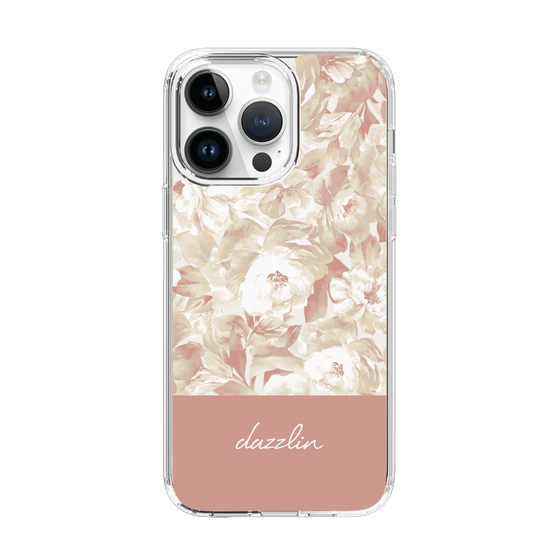 Slim Protection Case［ dazzlin - PaintFlower - Pink ］