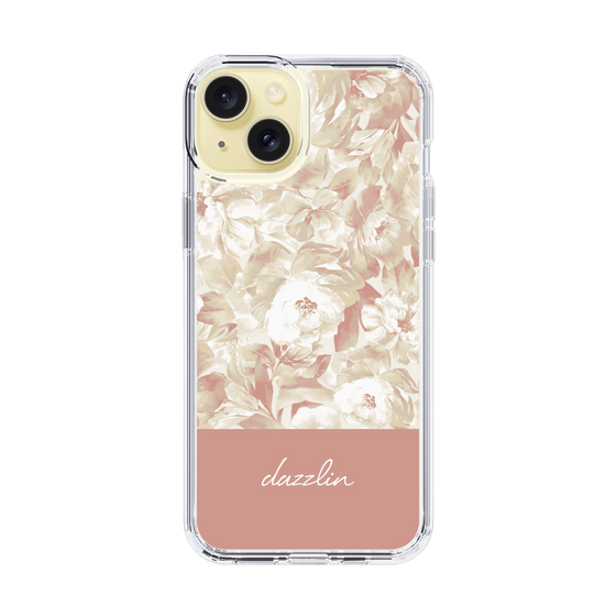 Slim Protection Case［ dazzlin - PaintFlower - Pink ］