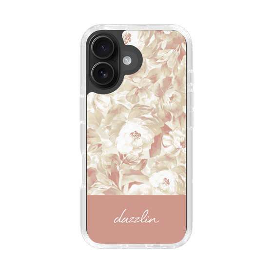 Slim Protection Case［ dazzlin - PaintFlower - Pink ］