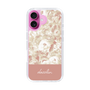 Slim Protection Case［ dazzlin - PaintFlower - Pink ］