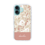 Slim Protection Case［ dazzlin - PaintFlower - Pink ］